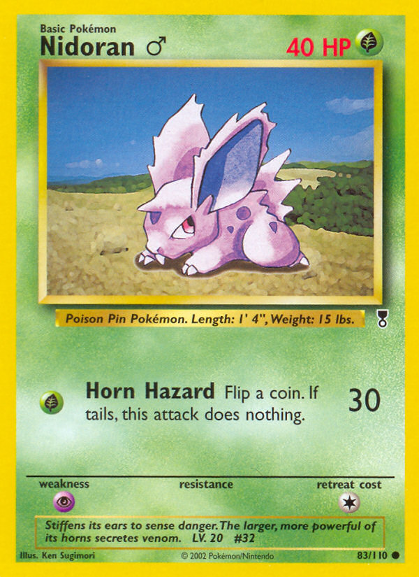 Nidoran (83/110) (Male) [Legendary Collection] - Comfy Hobbies