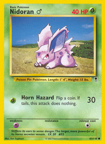Nidoran (83/110) (Male) [Legendary Collection] - Comfy Hobbies