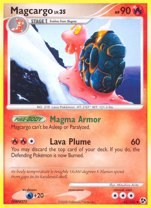 Magcargo (45/106) [Diamond & Pearl: Great Encounters] - Comfy Hobbies