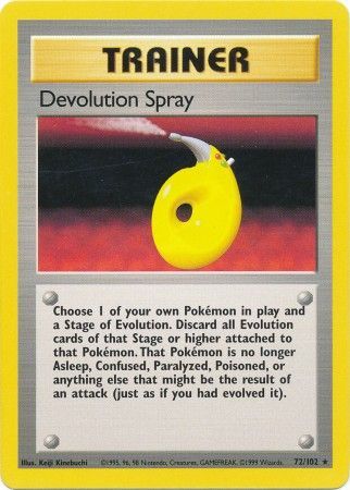 Devolution Spray (72/102) [Base Set Unlimited] - Comfy Hobbies