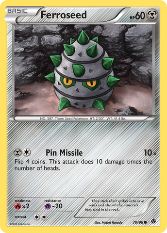 Ferroseed (70/98) [Black & White: Emerging Powers] - Comfy Hobbies