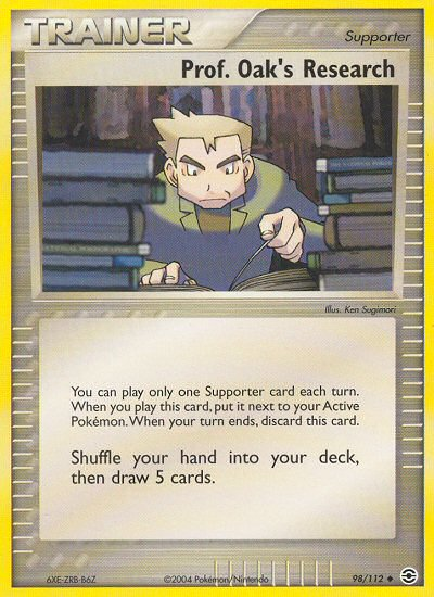 Prof. Oak's Research (98/112) [EX: FireRed & LeafGreen] - Comfy Hobbies