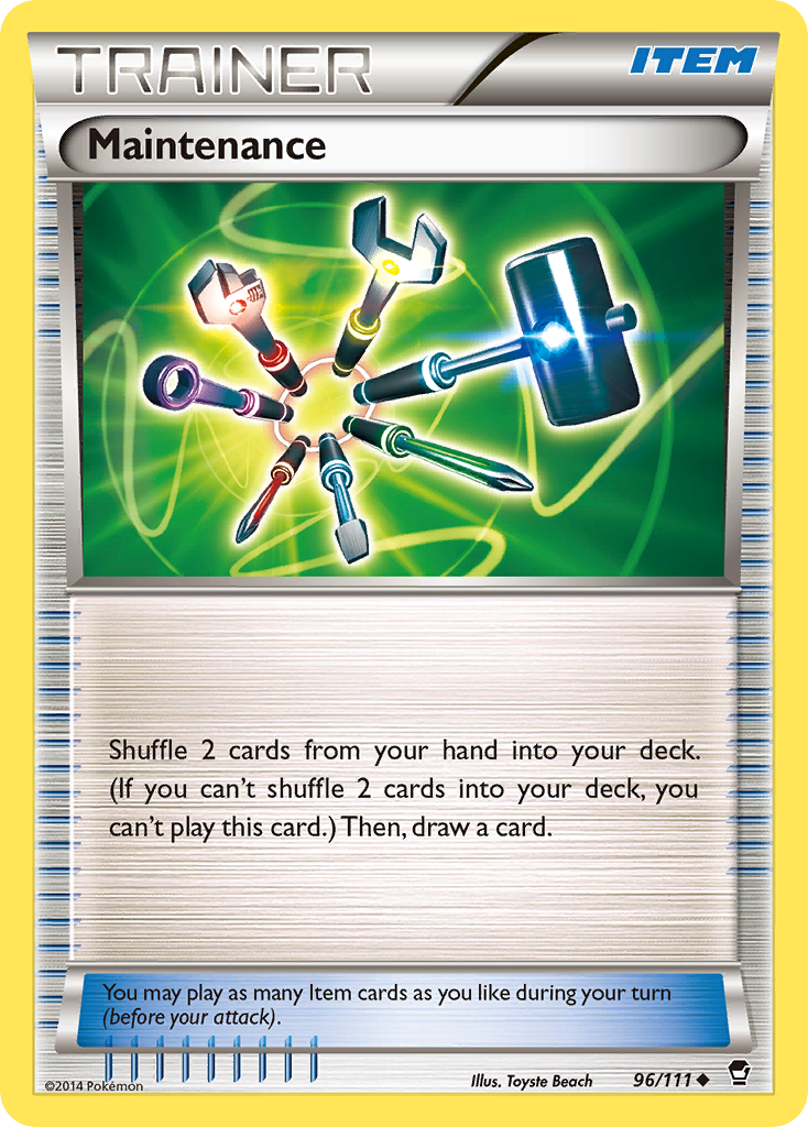 Maintenance (96/111) [XY: Furious Fists] - Comfy Hobbies