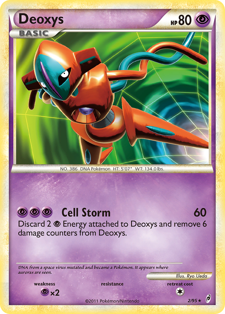 Deoxys (2/95) [HeartGold & SoulSilver: Call of Legends] - Comfy Hobbies