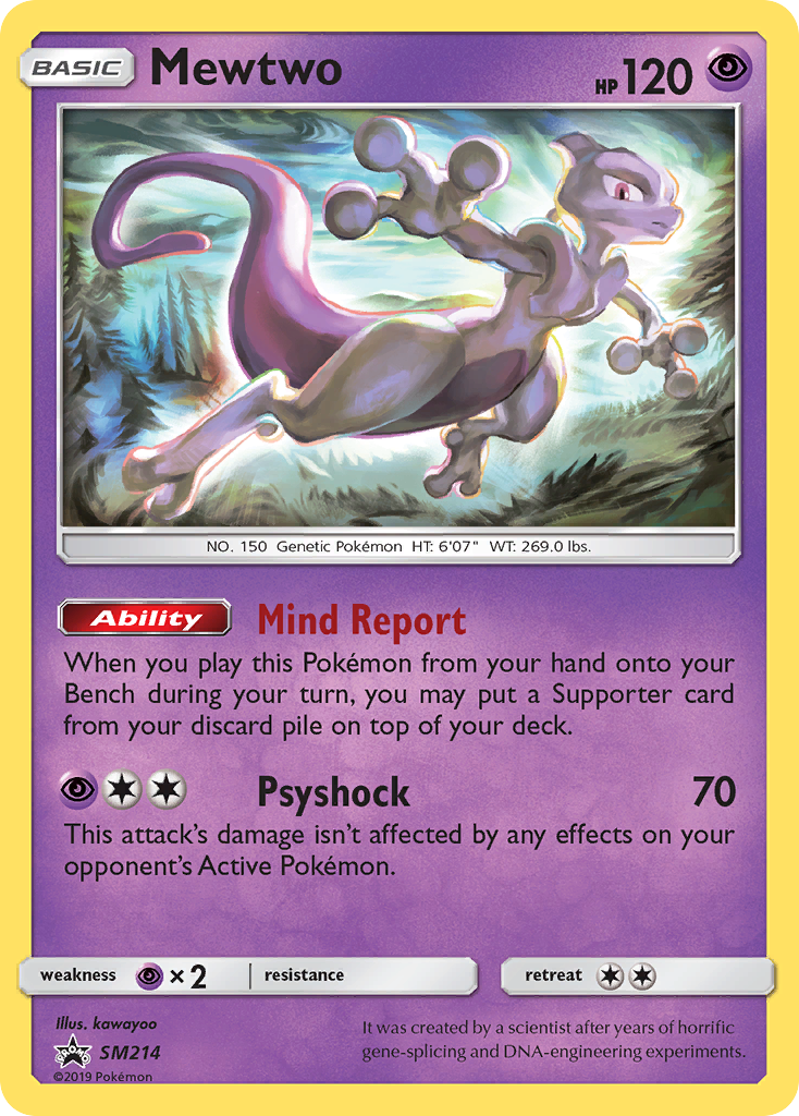 Mewtwo (SM214) [Sun & Moon: Black Star Promos] - Comfy Hobbies