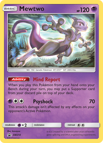Mewtwo (SM214) [Sun & Moon: Black Star Promos] - Comfy Hobbies