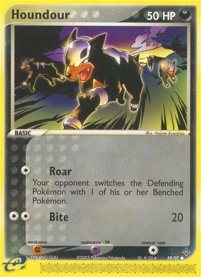 Houndour (59/97) [EX: Dragon] - Comfy Hobbies