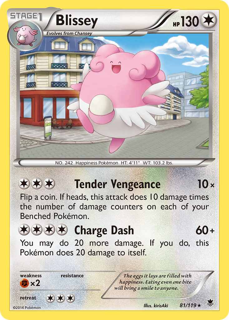 Blissey (81/119) [XY: Phantom Forces] - Comfy Hobbies