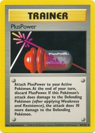 PlusPower (84/102) [Base Set Unlimited] - Comfy Hobbies