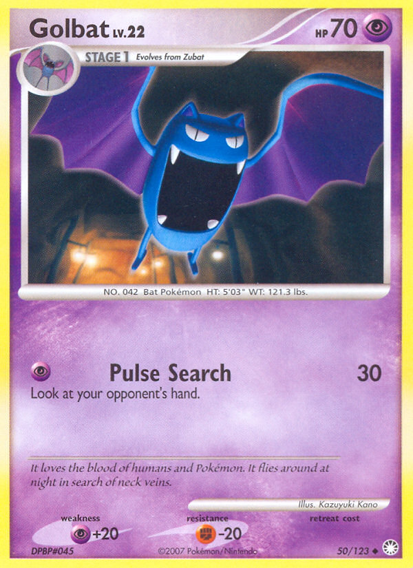 Golbat (50/123) [Diamond & Pearl: Mysterious Treasures] - Comfy Hobbies