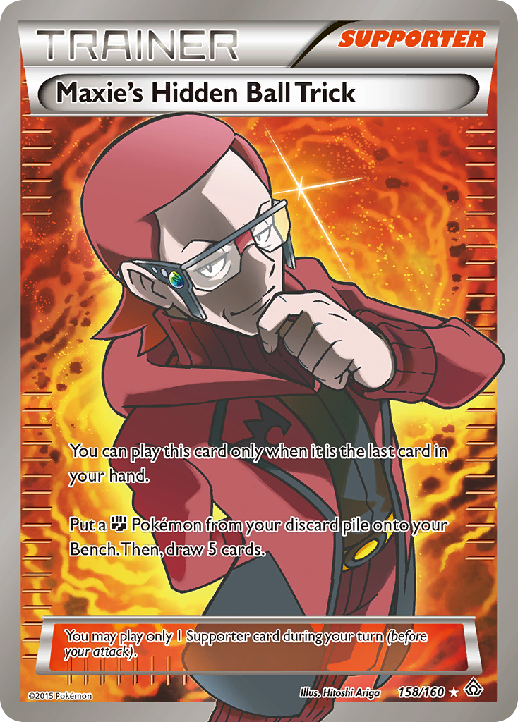 Maxie's Hidden Ball Trick (158/160) [XY: Primal Clash] - Comfy Hobbies