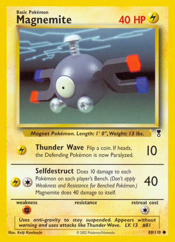 Magnemite (80/110) [Legendary Collection] - Comfy Hobbies