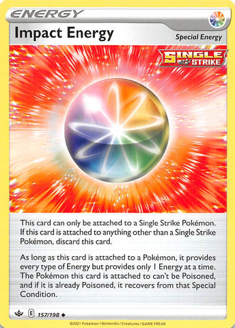 Impact Energy (157/198) [Sword & Shield: Chilling Reign] - Comfy Hobbies