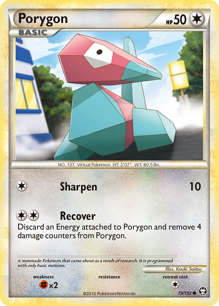 Porygon (73/102) [HeartGold & SoulSilver: Triumphant] - Comfy Hobbies