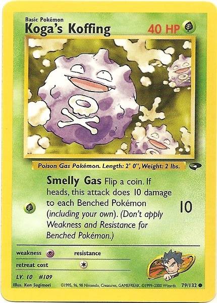 Koga's Koffing (79/132) [Gym Challenge Unlimited] - Comfy Hobbies
