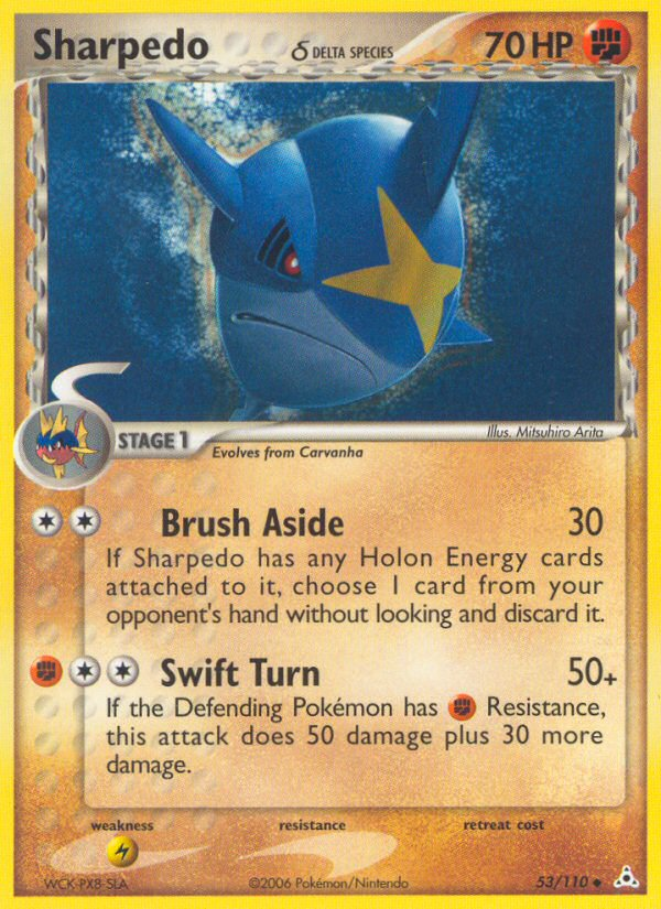 Sharpedo (53/110) (Delta Species) [EX: Holon Phantoms] - Comfy Hobbies