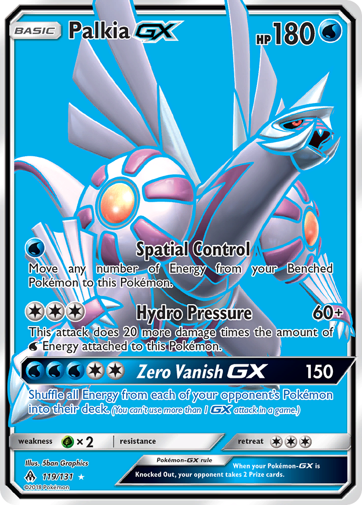 Palkia GX (119/131) [Sun & Moon: Forbidden Light] - Comfy Hobbies