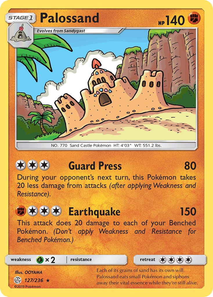 Palossand (127/236) [Sun & Moon: Cosmic Eclipse] - Comfy Hobbies