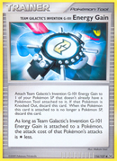 Team Galactic's Invention G-101 Energy Gain (116/127) [Platinum: Base Set] - Comfy Hobbies