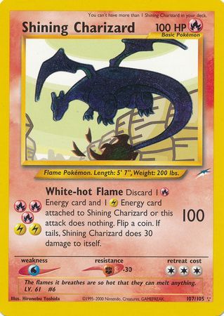 Shining Charizard (107/105) [Neo Destiny Unlimited] - Comfy Hobbies