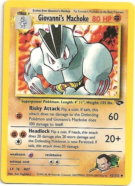 Giovanni's Machoke (42/132) [Gym Challenge Unlimited] - Comfy Hobbies