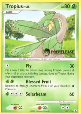 Tropius (52/111) (Prerelease Promo) [Nintendo: Black Star Promos] - Comfy Hobbies