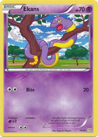 Ekans (16/30) [XY: Trainer Kit - Noivern] - Comfy Hobbies