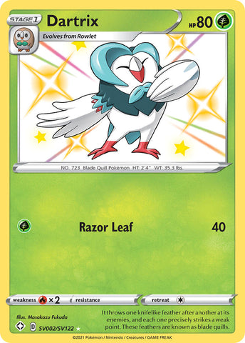Dartrix (SV002/SV122) [Sword & Shield: Shining Fates] - Comfy Hobbies