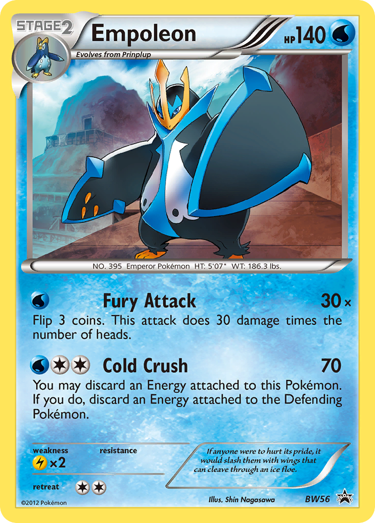 Empoleon (BW56) [Black & White: Black Star Promos] - Comfy Hobbies