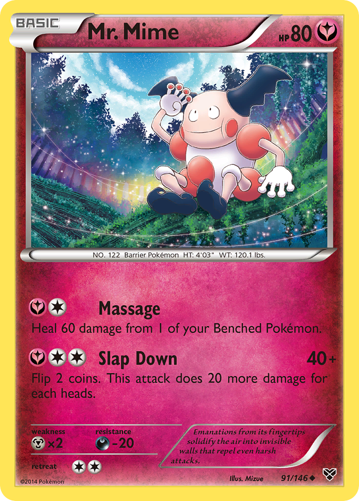 Mr. Mime (91/146) [XY: Base Set] - Comfy Hobbies