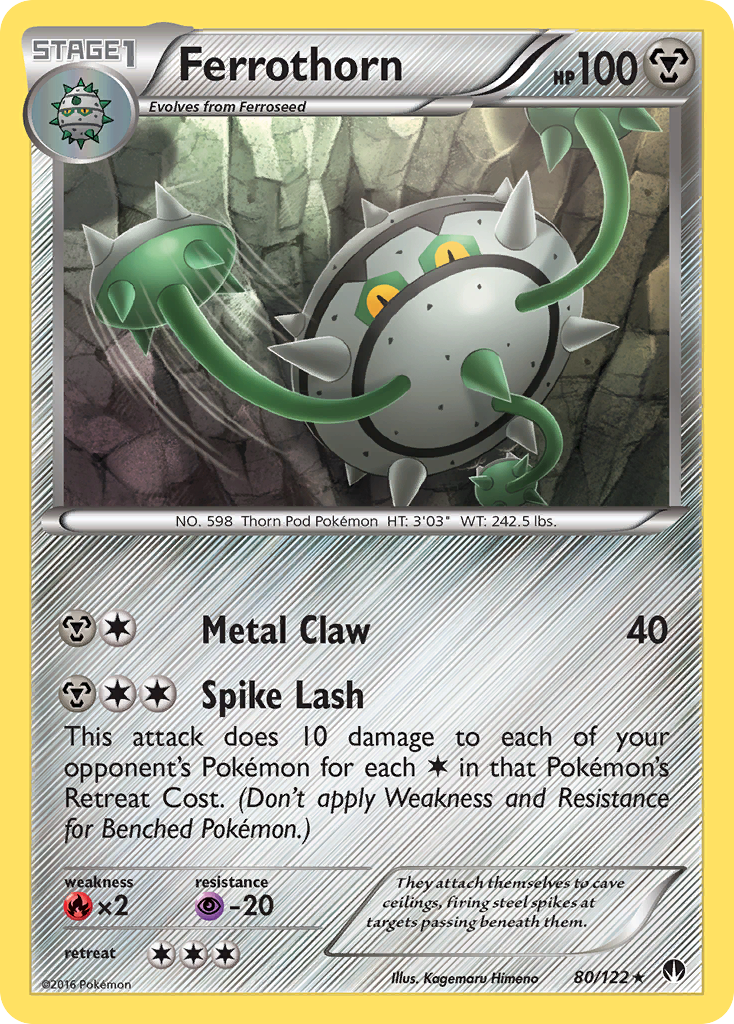 Ferrothorn (80/122) [XY: BREAKpoint] - Comfy Hobbies