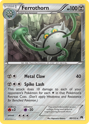 Ferrothorn (80/122) [XY: BREAKpoint] - Comfy Hobbies