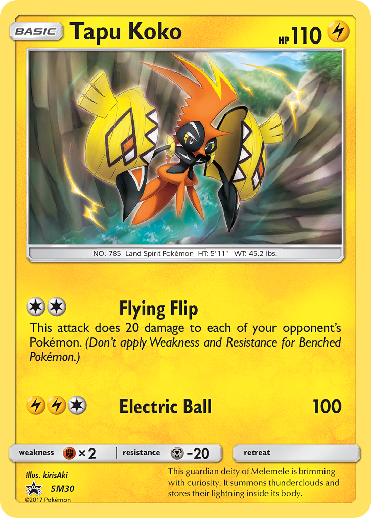 Tapu Koko (SM30) [Sun & Moon: Black Star Promos] - Comfy Hobbies