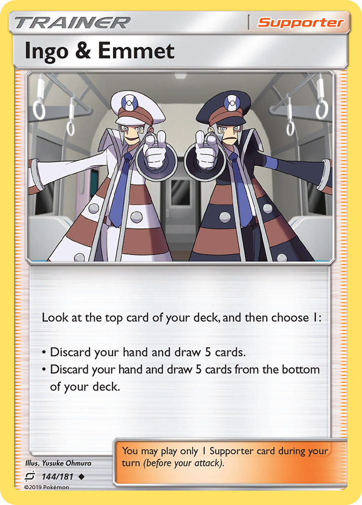 Ingo & Emmet (144/181) [Sun & Moon: Team Up] - Comfy Hobbies