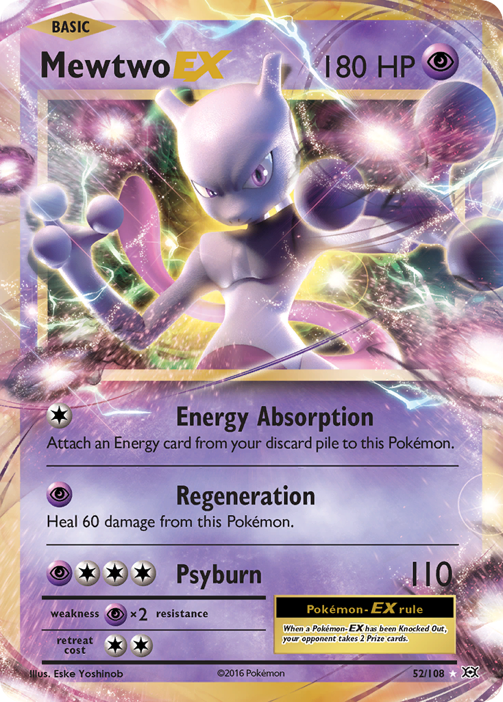 Mewtwo EX (52/108) [XY: Evolutions] - Comfy Hobbies