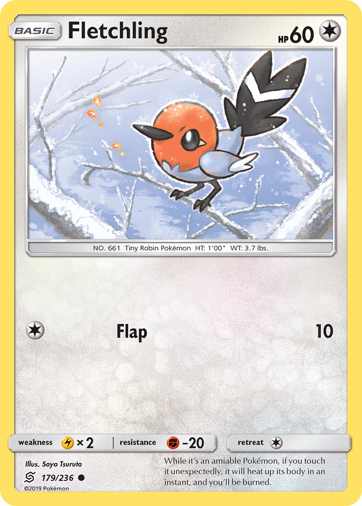 Fletchling (179/236) [Sun & Moon: Unified Minds] - Comfy Hobbies