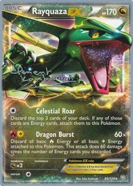 Rayquaza EX (85/124) (Anguille Sous Roche - Clement Lamberton) [World Championships 2013] - Comfy Hobbies
