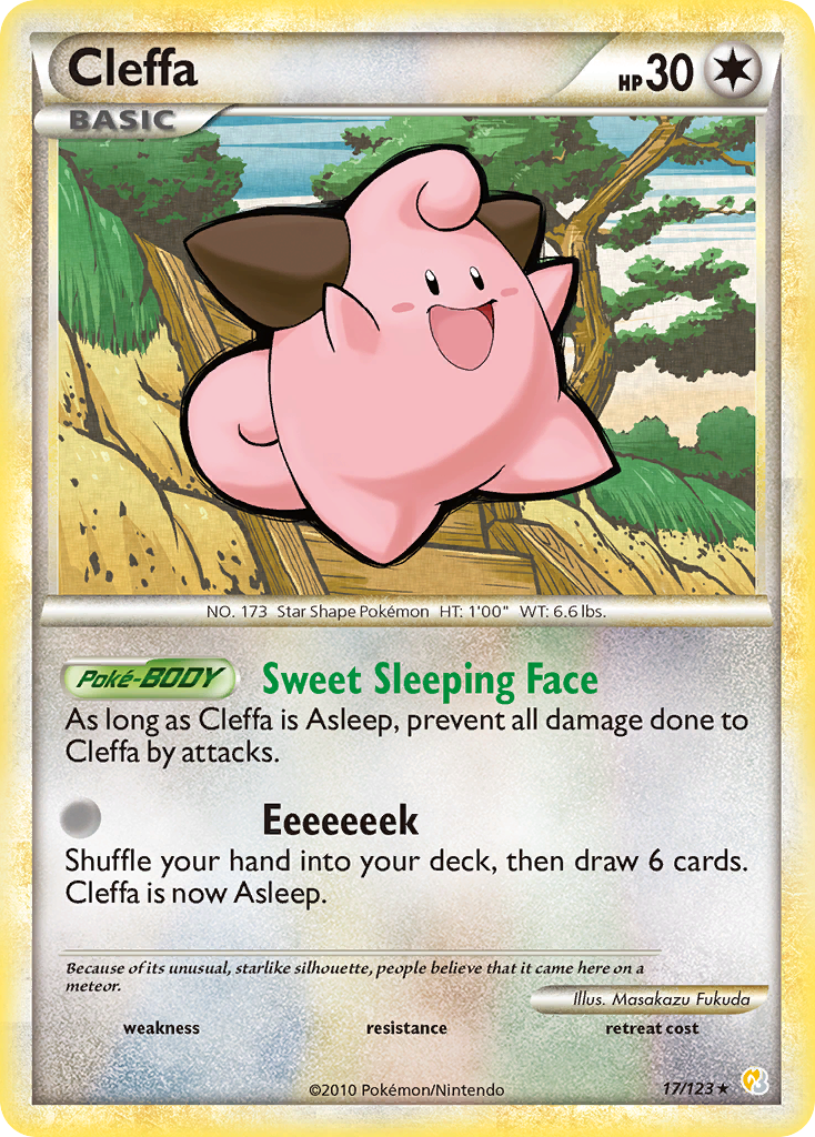 Cleffa (17/123) [HeartGold & SoulSilver: Base Set] - Comfy Hobbies