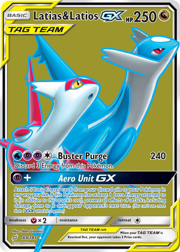 Latias & Latios GX (169/181) [Sun & Moon: Team Up] - Comfy Hobbies