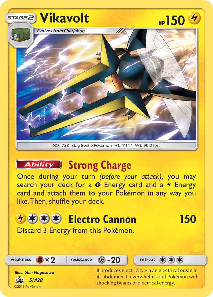 Vikavolt (SM28) [Sun & Moon: Black Star Promos] - Comfy Hobbies