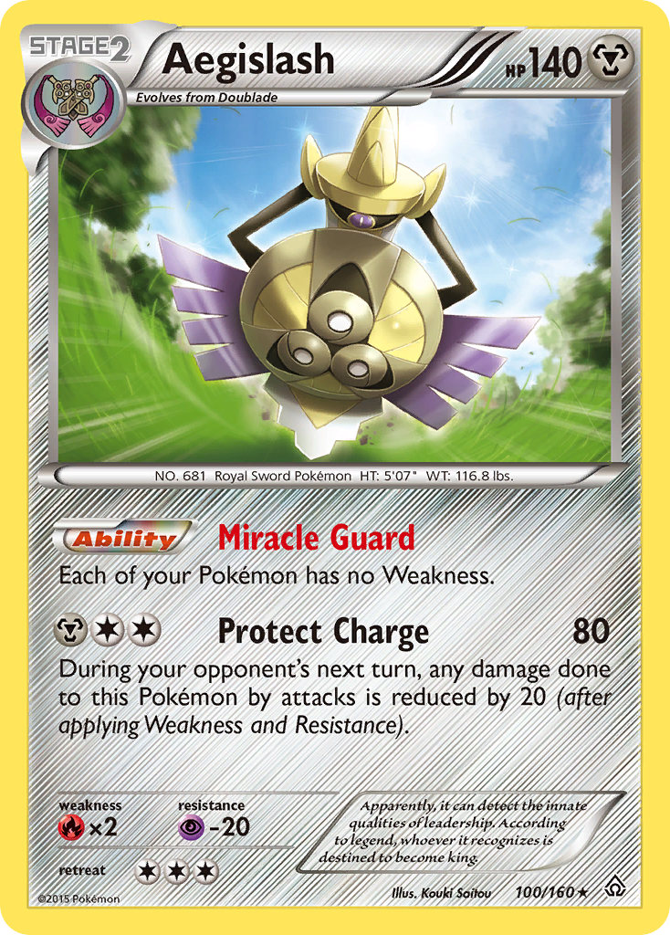 Aegislash (100/160) [XY: Primal Clash] - Comfy Hobbies