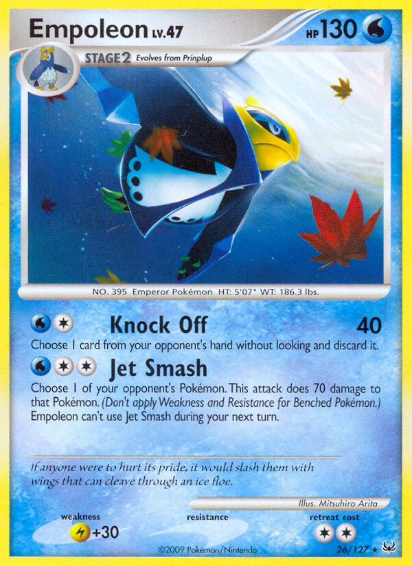 Empoleon (26/127) [Platinum: Base Set] - Comfy Hobbies