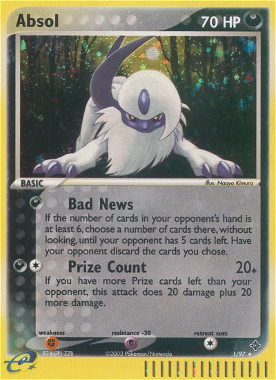 Absol (1/97) [EX: Dragon] - Comfy Hobbies