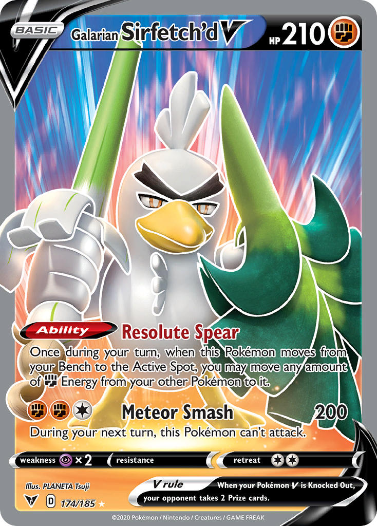 Galarian Sirfetch'd V (174/185) [Sword & Shield: Vivid Voltage] - Comfy Hobbies