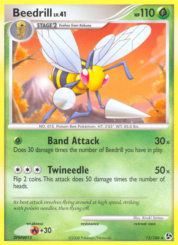 Beedrill (13/106) [Diamond & Pearl: Great Encounters] - Comfy Hobbies