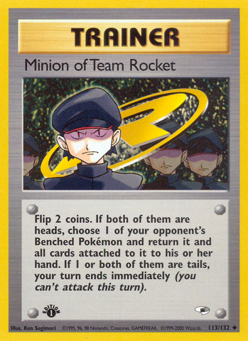 Minion of Team Rocket (113/132) [Gym Heroes 1st Edition] - Comfy Hobbies