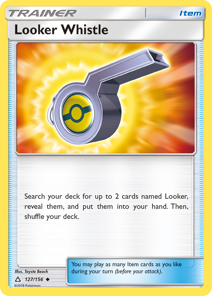 Looker Whistle (127/156) [Sun & Moon: Ultra Prism] - Comfy Hobbies