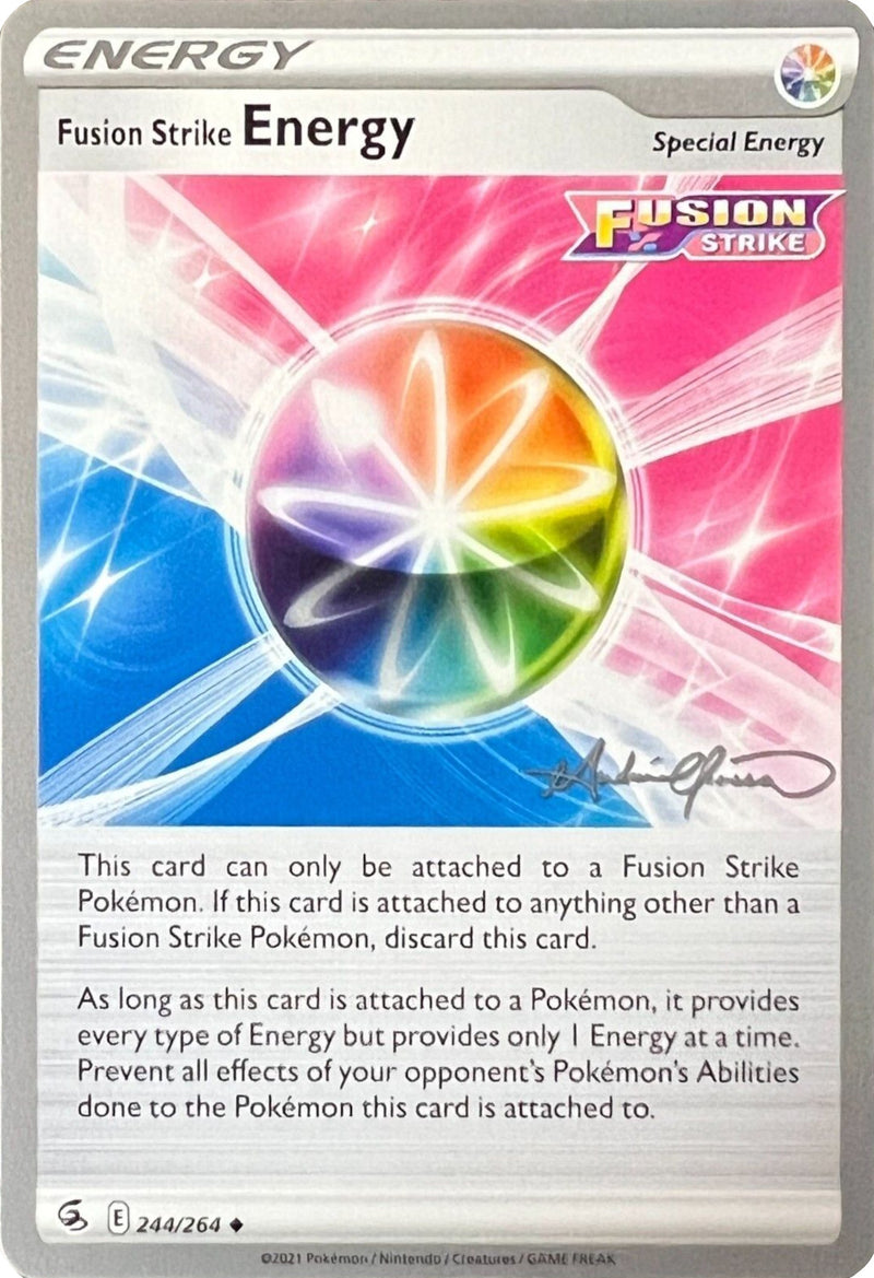 Fusion Strike Energy (244/264) (The Shape of Mew - Andre Chiasson) [World Championships 2022] - Comfy Hobbies