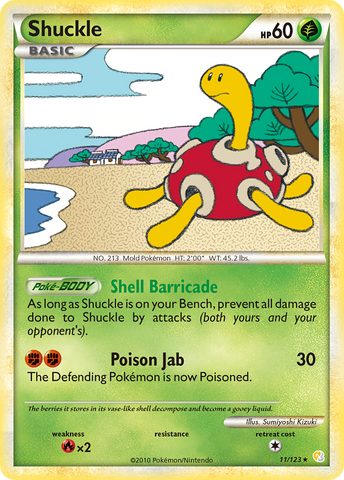 Shuckle (11/123) [HeartGold & SoulSilver: Base Set] - Comfy Hobbies