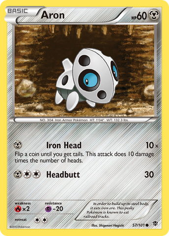 Aron (57/101) [Black & White: Plasma Blast] - Comfy Hobbies